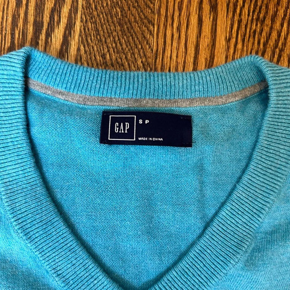 GAP 100% Cotton V-Neck Sweater Sz S - Picture 4 of 4
